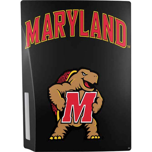 University of Maryland Collegiate Text PS5 Console Skin